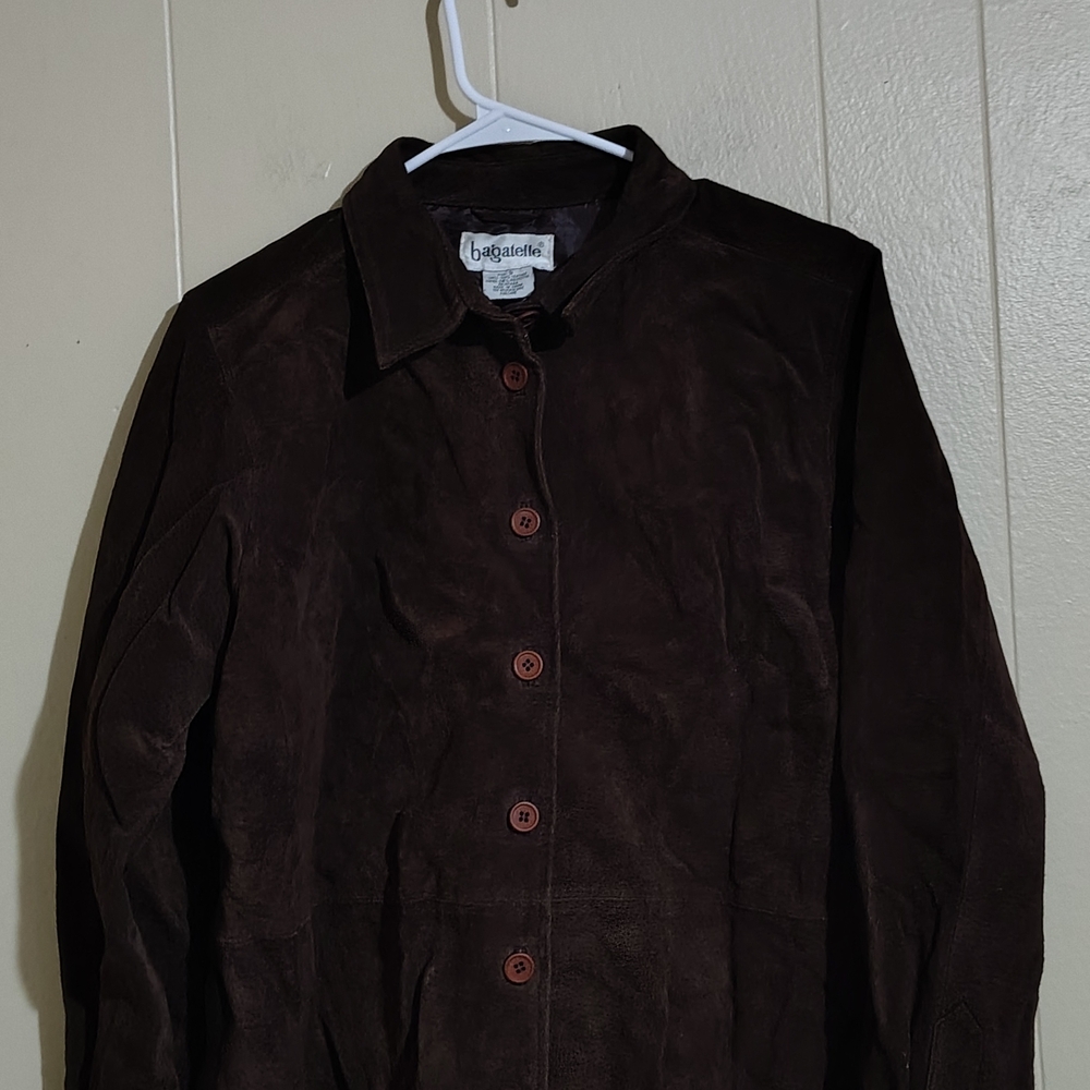 Bagatelle Women's Dark Brown Leather Jacket